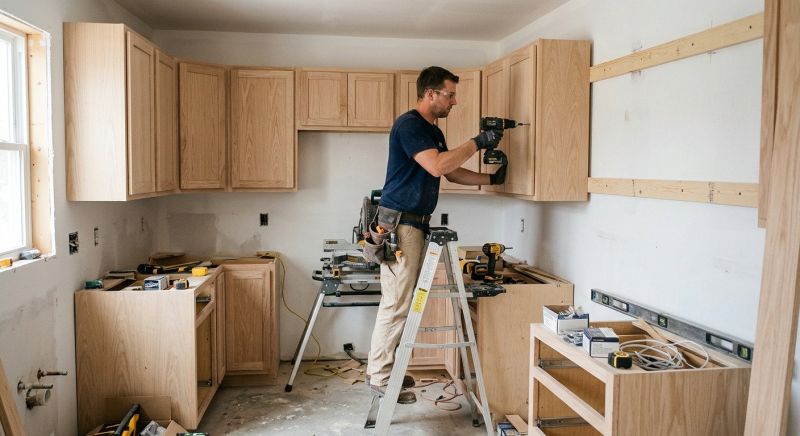 Pine Cabinets Installation in Terre Haute, IN