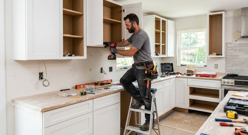 Wood Cabinet Installation in Muncie, IN